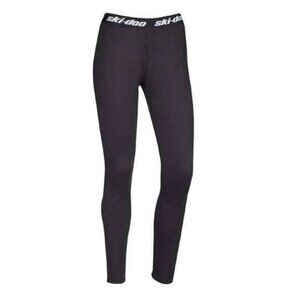 NWT Ski-Doo Women's Thermal 3 Layer Base Layer Pants Black Size M $55 FLC186
